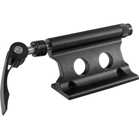 Forcella per ruota di bicicletta con attacco, clip fissa, portapacchi, SUV, cavalletto di parcheggio modificato, ripiano portaoggetti (nero) (1/4)