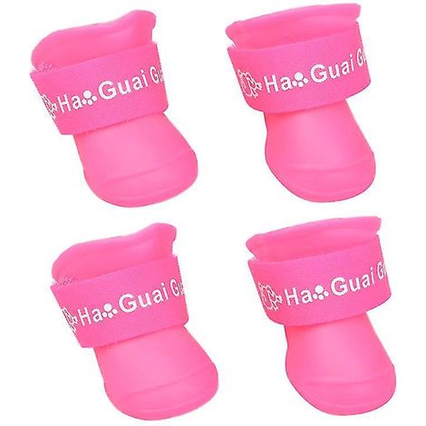 paire de bottes de pluie pour chiot