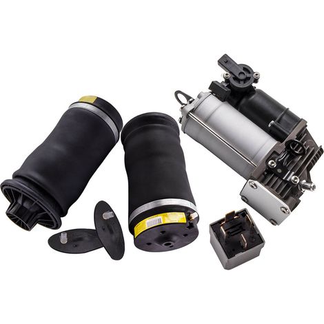 Rear Air Spring Strut Bag+Compressor Pump For Mercedes-benz W164 X164 1643201204 (1/5)