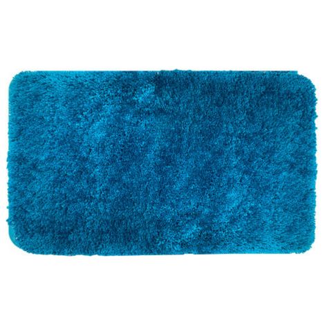 HIGHLAND Alfombra de baño de microfibra 80x150cm Azul turquesa Spirella