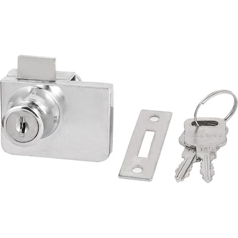 18-mm-Dia-Zylinder-Riegel-Tischschubladenschrank-Sicherheitsschließfach mit 2 Schlüsseln (c930aa1e4e (1/3)