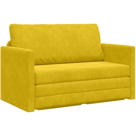 Maison Exclusive - Schlafsofa Sonnenblumen Gelb 124 x 71 x 78 cm