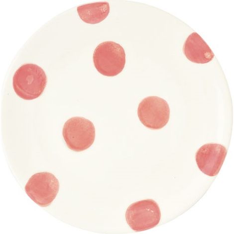 6 Assiette Dessert En Ceramique ã˜ 20,5 Cm Color Mix Pink - Pozzi Milano Spa