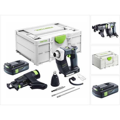 Festool DURADRIVE DWC 18-2500 Basic Akku Bauschrauber 18 V 18 Nm Brushless + 1x Akku 3,0 Ah + Systainer - ohne Ladegerät
