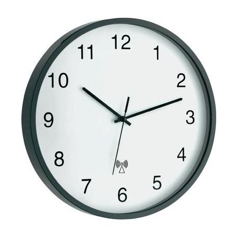 TFA DOSTMANN 60.3511.10 - RELOJ DE PARED CONTROLADO POR RADIO, COLOR GRIS
