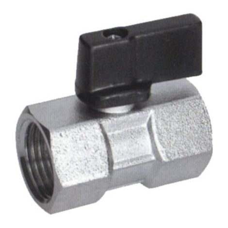 Vanne sphérique mini FF chromée Pro 1/4"