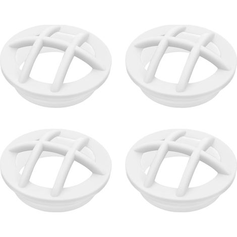 Lot de 4 Grilles de Sécurité Filetées de Rechange SP1026 pour Raccord d'entrée de Piscine à Jet à Flux Directionnel de 1,5 Pouce pour Piscines Et Baignoires (1/5)