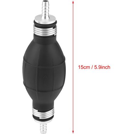 Pompe à amorçage manuel pour transfert de carburant, flexible caoutchouc 6mm accessoire (1/5)