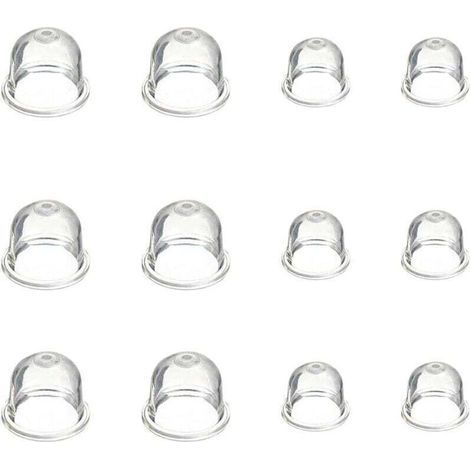 Carburetor priming bulb – Pack of 12 (19 mm and 22 mm diameter) – Universal accessory for brushcutters