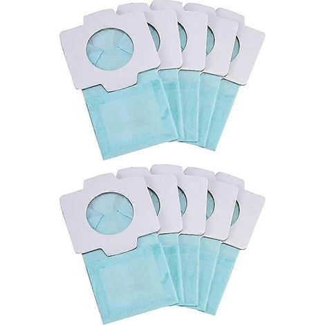 Lot de 10 sacs à poussière pour aspirateur Makita 198744-5 et filtre en papier pour les modèles DCL182, CL107, CL072, CL102 et BCL182. Accessoires pour aspirateurs. (1/5)