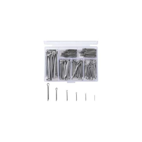 Kit d'assortiment de broches fixes en acier inoxydable, 230 pièces, épingle à cheveux, cheville M1 M2 M2.5 M3 M4 M5, avec boîte de rangement