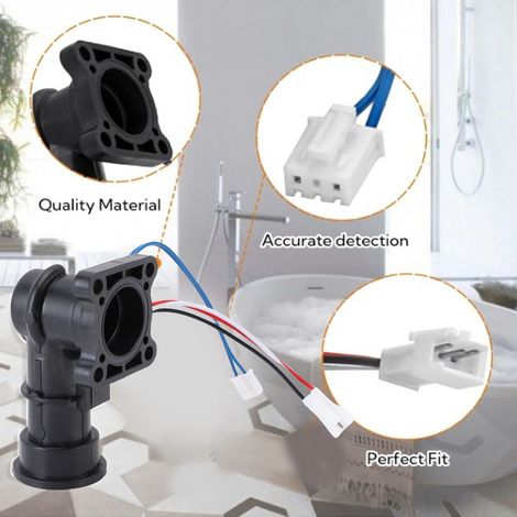 Ortviai Capteur de débit d'eau pour chauffe-eau instantané Navien NPE(A) - Référence 30008571A, diamètre intérieur 22 mm (1/4)