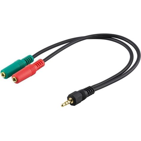 MANHATTAN Cavo sdoppiatore microfono e cuffia jack 3,5 mm per smartphone (1/2)