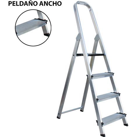 SIFER SEGUR verstärkte Aluminiumleiter mit 3 12-cm-Stufen 06720