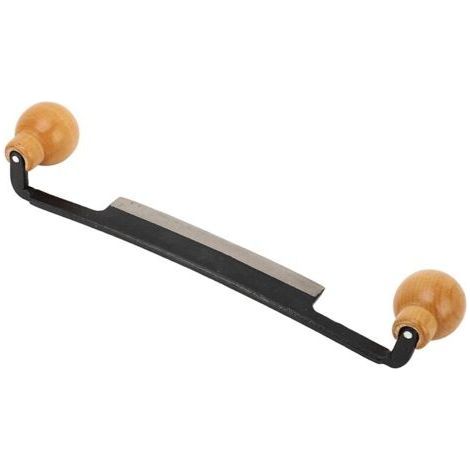 Couteau à lame droite de 155 mm – Lame en acier au tungstène – Double manche en bois antidérapant pour le rabotage du bois dur (1/3)