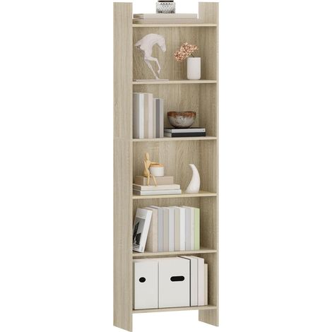 Bibliothèque, Étagère de Rangement 6 Niveaux,pour Salon, Bureau (1/5)