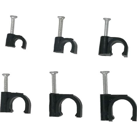 Serre-câbles 4 mm, 5 mm, 6 mm, 7 mm, 8 mm et 9 mm - Gestion des câbles RG6, RG59, CAT5, CAT6, RJ45 - Câbles électriques, Ethernet, TV satellite, haut-parleurs-AquaForge (1/3)