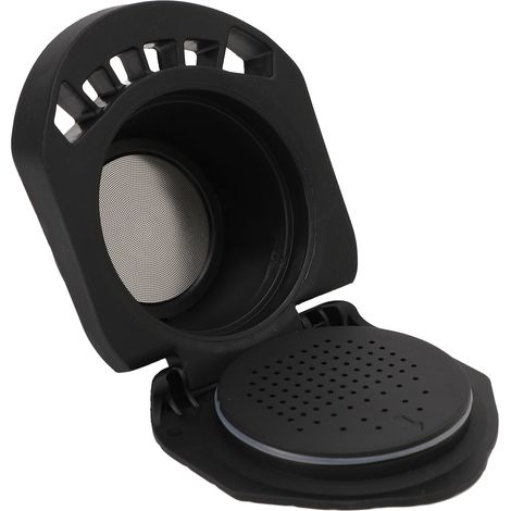 Adaptateur de capsule réutilisable en plastique PP, convertisseur de capsule rechargeable pour machine à café avec cuillère et goupillon (1/5)