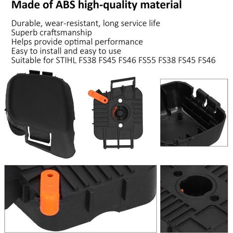 Luftfilterdeckel für STIHL FS38, FS45, FS46, FS55, KM55, HL55 – Verschleißfestes ABS – Einfache Montage (1/5)