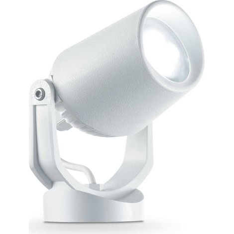 Ideal Lux Minitommy - 1 foco de luz para exterior con pinchos blanco IP66, GU10