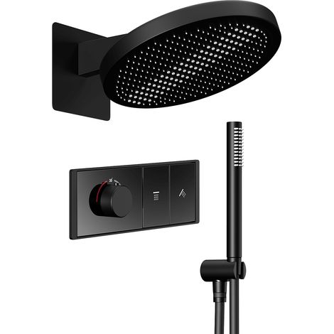 Set de douche encastré LOMAZOO Angie noir (1/5)