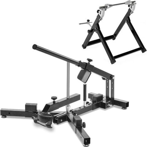 Smontagomme moto - ConStands - 12-21 pollici - Equilibratrice inclusa - Set completo nero