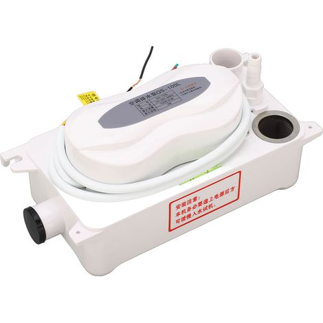 Pompe de vidange pour climatisation, pompe d'évacuation des condensats avec réservoir de stockage de 600 ml, 110-240 V CA, débit de 100 l/h.