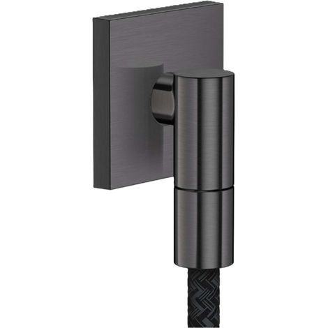 Axor Fine - Wandanschlussbogen, Schwarzchrom gebürstet 36738340