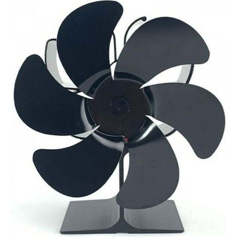 Ventilateur de poêle à bois écologique et silencieux pour cheminée, avec distribution efficace de la chaleur. (1/5)