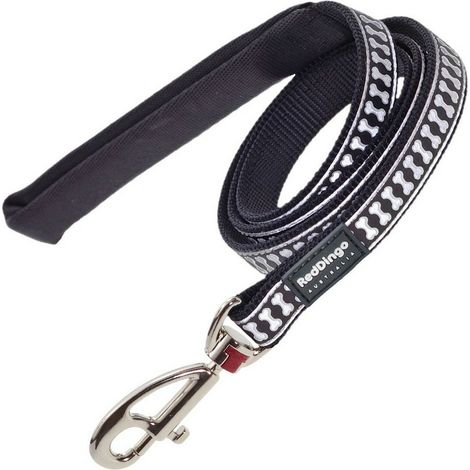 Correa para Perro Red Dingo Reflectante Negro (1,2 x 120 cm)