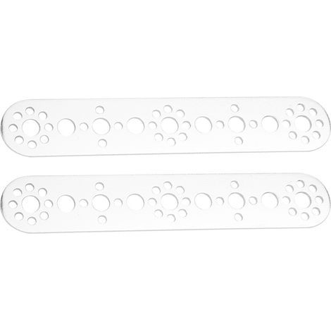 2Pcs Aluminum Plates 9-Holes Replacement Kits Fit for Tetrixrobotics Robot Accessories (1/5)
