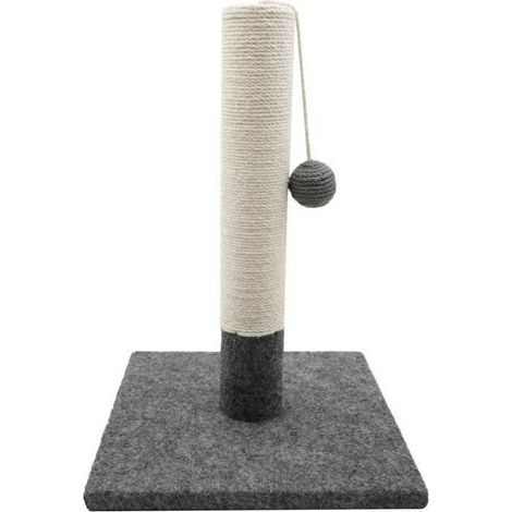 Rascador para gatos - TYROL - 404113 - Simple - Gris y blanco - 42cm (1/3)