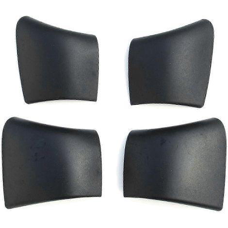 2025 4X Coques d'extrémité de rail de galerie de toit noires de remplacement pour modèle Tesla 2021 (1/5)