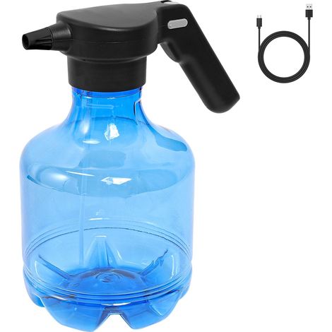 Ortviai Arrosoir Électrique 3 L Rechargeable Portable pour Jardin, Voiture et Nettoyage – Pulvérisateur Électrique Puissant