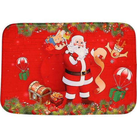 1 tapis de Noël imprimé (1/3)