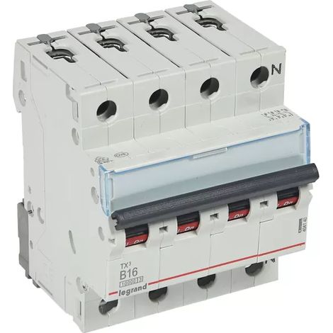 Legrand LS-SCHALTER B16A 3P+N 10KA 4TE (404140 TX3) (1/2)