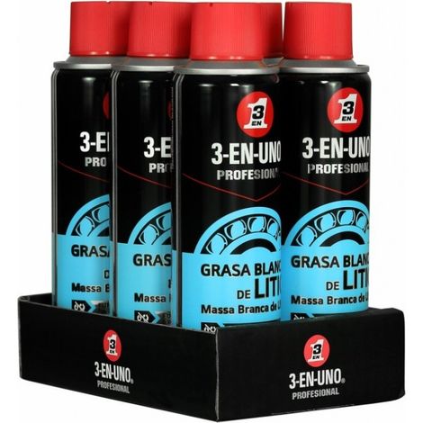 Grasa lubricante litio spray 3-en-uno 250 ml (1/3)