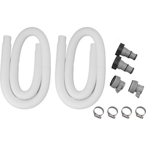 1.5-inch pool filter hose replacement kit, with adapter clamps, swimming pump (1/5)