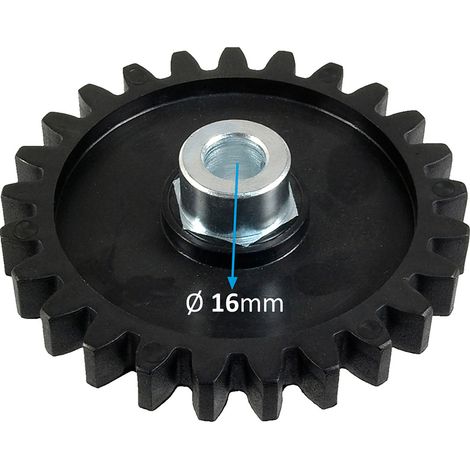 ESTRUJADORA REPUESTO: PIÑON Ø 16 mm 25 DIENTES