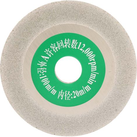 Ortviai Disque à tronçonner diamanté 100 mm (4 pouces) – Turbo, argent, pour béton, pierre et quartz (1/5)