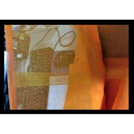 HOME COLLECTION - TENDA FELICIA 150X290CM ARANCIO