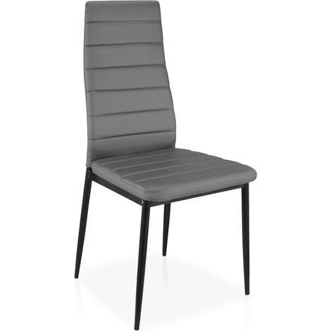Lot de 8 chaises Stratus Gris