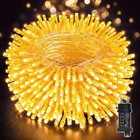 Guirlande Lumineuse 30 m 300 LED avec Minuterie et Prise, IP44, Noël (1/5)