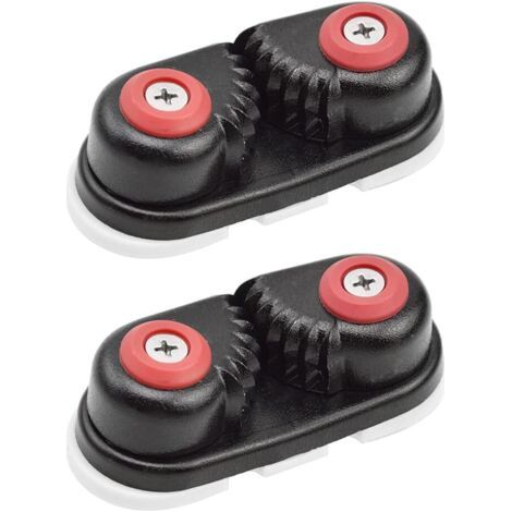 Sollbry Lot de 2 taquets à came en alliage d'aluminium pour voile, voile, kayak, bateau (1/4)