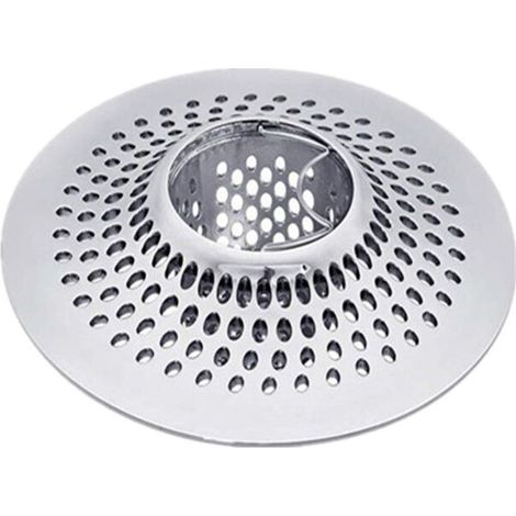 Filtro per capelli in acciaio inossidabile per vasca e doccia, 12 cm