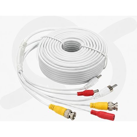 Cavo Da 20 Metri Per Telecamere Audio Video Ahd 1080P RCA BNC E Alimentazione (1/4)