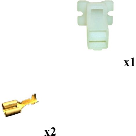 Kit Connettore Series 250 Faston 6 Maschio 2 Vie