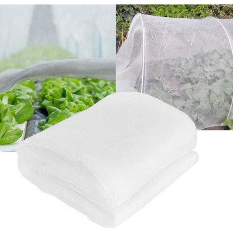 Insectes Protection Maille,Filets pour Jardin,Filet Anti-Insectes pour Plantes,Filet Anti-Insectes pour légumes,Filet Anti-Insectes pour Plantes,Filet de Jardin moustiquaire（3×4m）