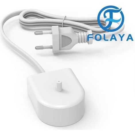 FOLAYA Chargeur de Brosse à Dents Électrique Compatible avec Sonicare HX6100 HX3120 HX6530 HX8000 HX9112 HX6780 HX8211 (1/3)