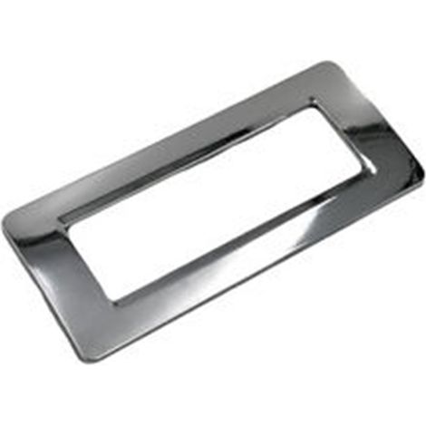 Placchetta placca silver cromo lucido compatibile matix 6 posti copripresa c8806 (1/2)